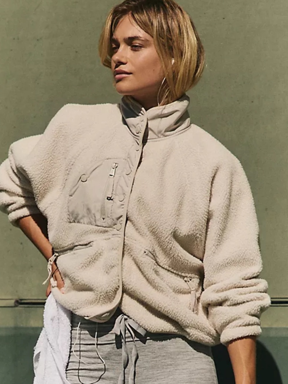 Free People Movement Hit The Slopes Fleece Jacket